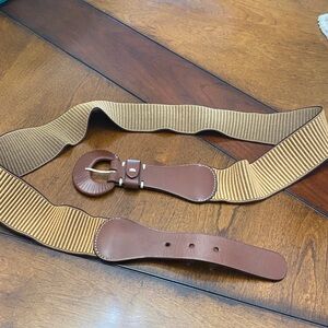 Brown J.Mc Laughlin Leather Women's Belt